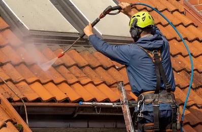 Démoussage et hydrofuge de toiture à Bernieulles